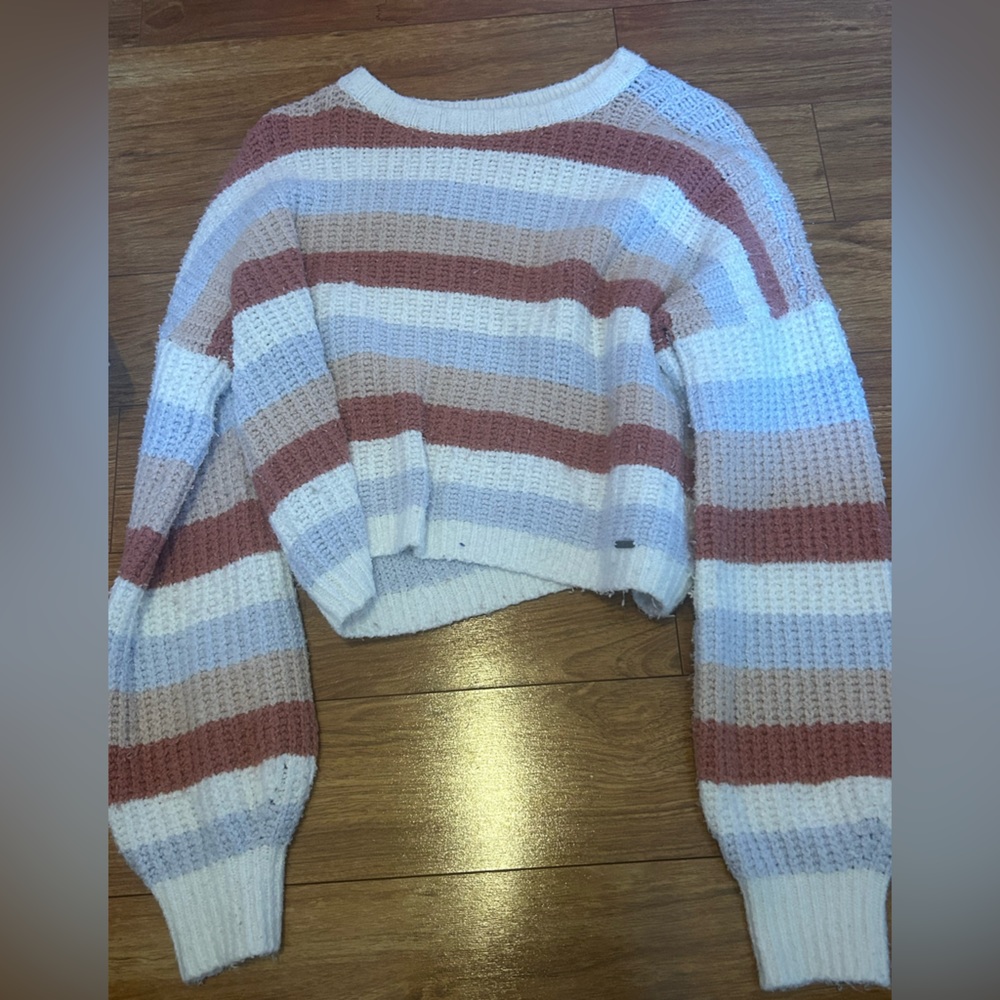 Womens hollister striped sweater